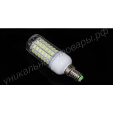 Светодиодная лампа (LED) E14 7Вт, 220В, прозрачная колба, форма "кукуруза"